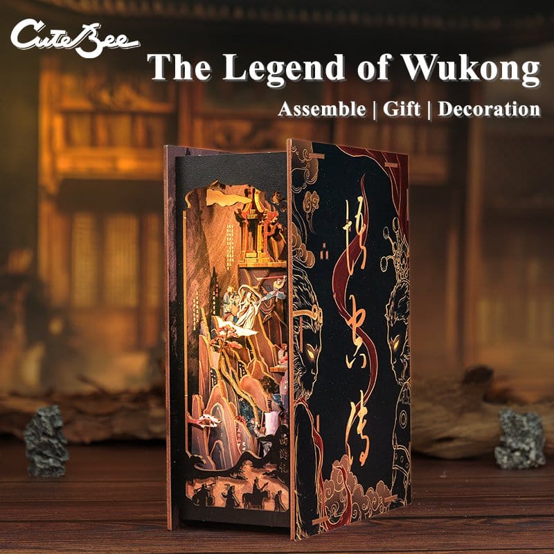 🧪 LAB | SU ORDINAZIONE Book Nook The Legend of Wukong 22 x 8 cm