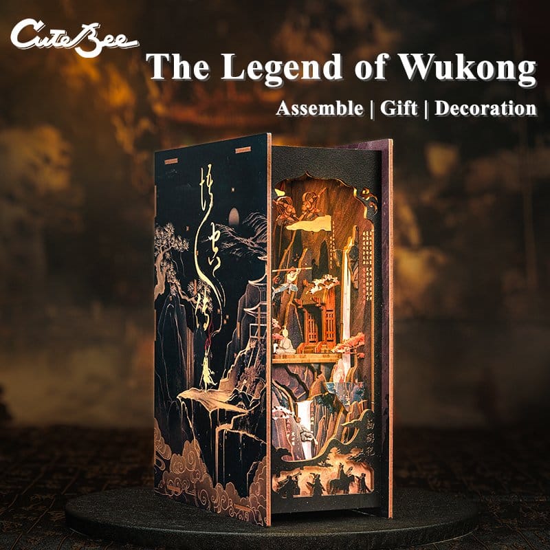 🧪 LAB | SU ORDINAZIONE Book Nook The Legend of Wukong 22 x 8 cm