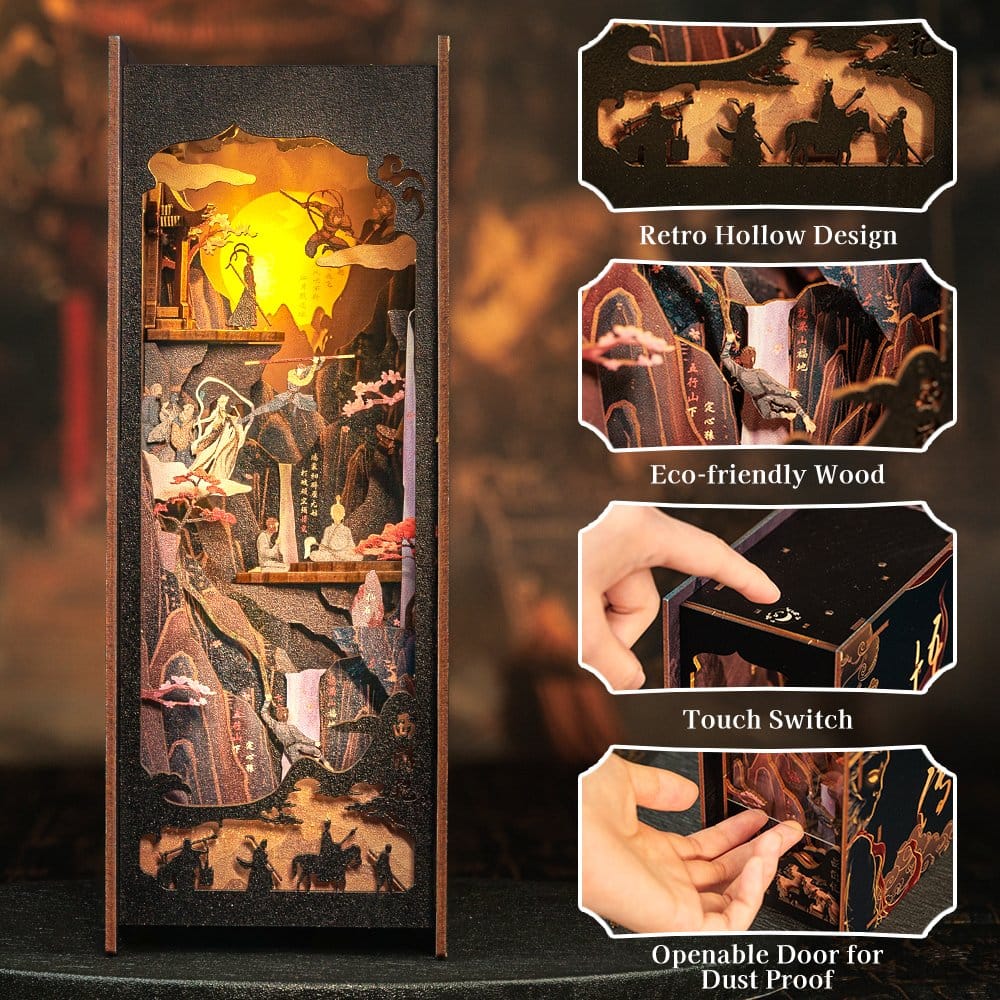 🧪 LAB | SU ORDINAZIONE Book Nook The Legend of Wukong 22 x 8 cm