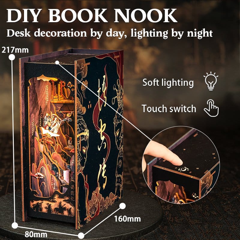 🧪 LAB | SU ORDINAZIONE Book Nook The Legend of Wukong 22 x 8 cm