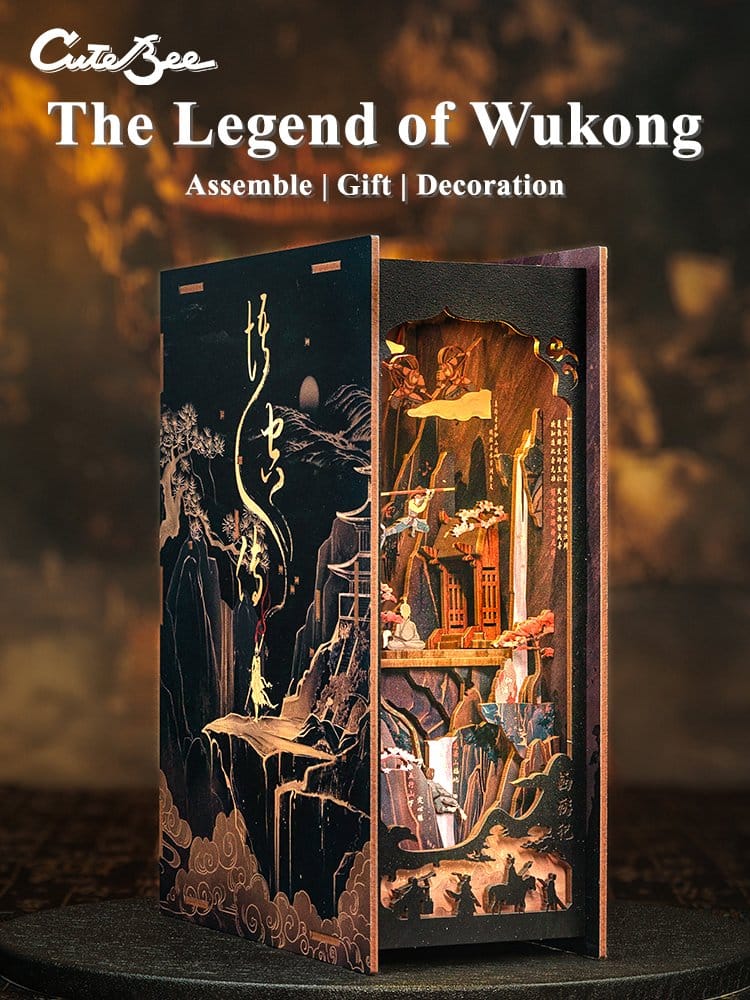 🧪 LAB | SU ORDINAZIONE Book Nook The Legend of Wukong 22 x 8 cm