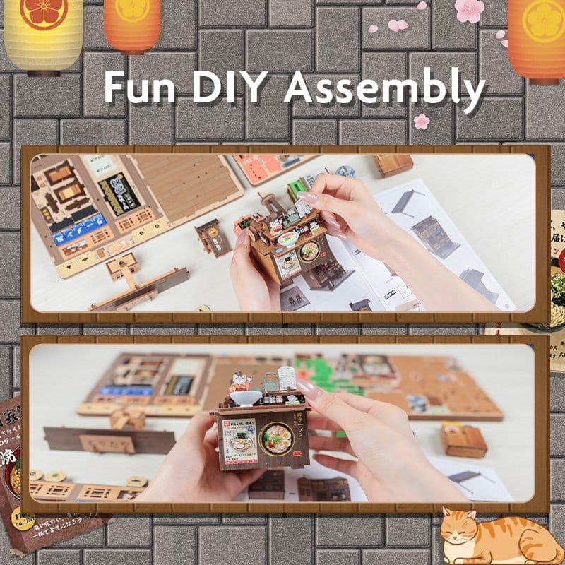 🧪 LAB | SU ORDINAZIONE Miniature House Model Kit Morita-Ya 21 x 16 cm