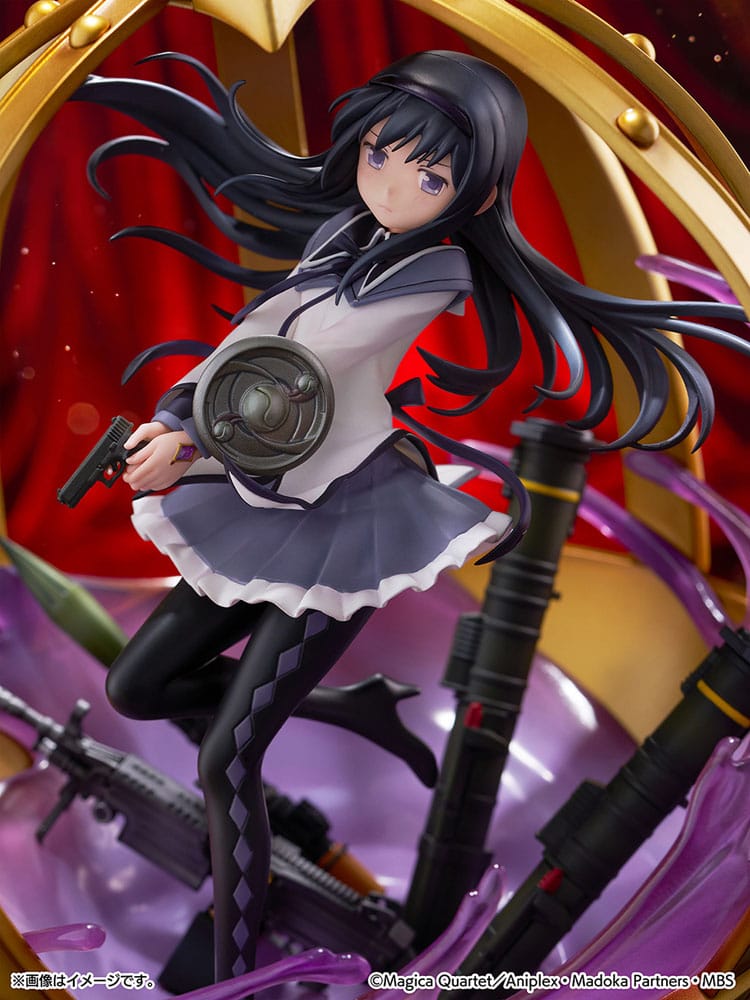 PREORDINE 08/2026 Puella Magi Madoka Magica PVC Statue 1/7 Akemi Homura 26 cm(PREORDINE NON CANCELLABILE)