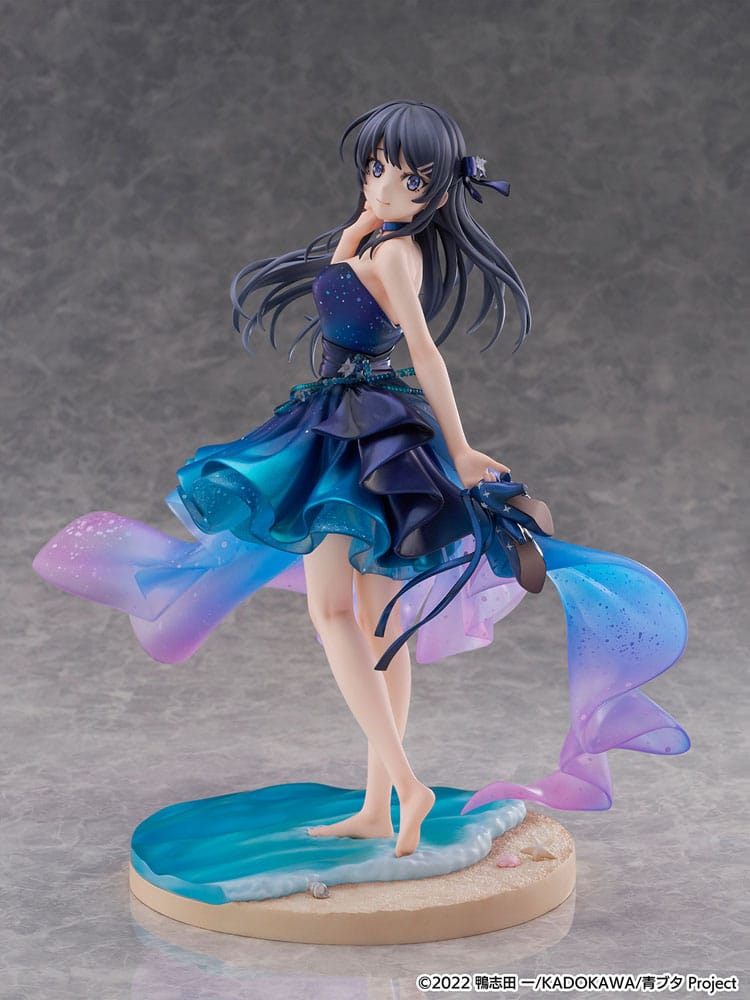 PREORDINE CHIUSO 05/2026 Rascal Does Not Dream of Bunny Girl Senpai PVC Statue 1/7 Mai Sakurajima Starry night sky Ver. 25 cm (PREORDINE NON CANCELLABILE)