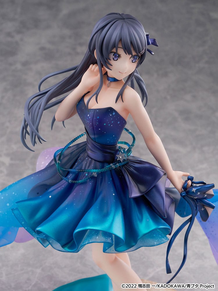 PREORDINE CHIUSO 05/2026 Rascal Does Not Dream of Bunny Girl Senpai PVC Statue 1/7 Mai Sakurajima Starry night sky Ver. 25 cm (PREORDINE NON CANCELLABILE)