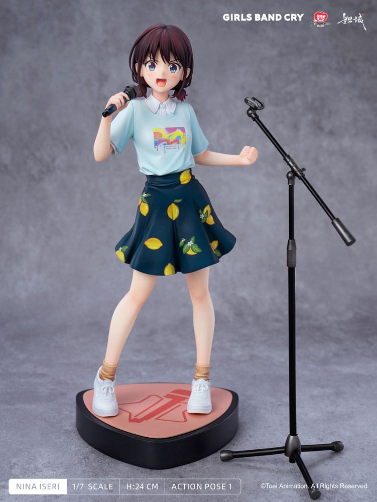 PREORDER+ CLOSED 04/2026 (NOT CANCELLABLE) Girls Band Cry Natsu wo Mankitsu shite Sakebe Series No. 1 PVC Statue 1/7 Nina Iseri 24 cm