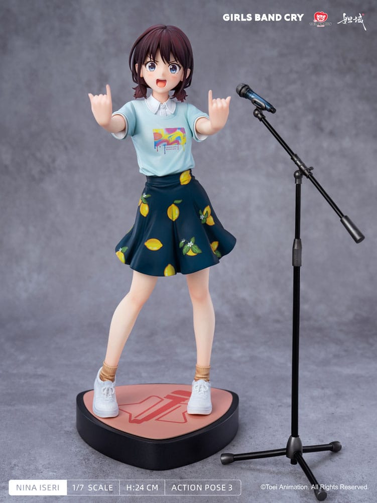 PREORDER+ CLOSED 04/2026 (NOT CANCELLABLE) Girls Band Cry Natsu wo Mankitsu shite Sakebe Series No. 1 PVC Statue 1/7 Nina Iseri 24 cm