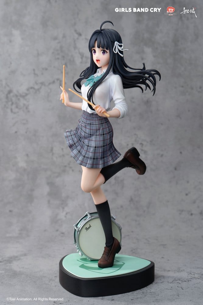 PREORDINE+ 09/2026 Girls Band Cry Natsu wo Mankitsu shite Sakebe Series No. 2 PVC Statue 1/7 Subaru Awa 26 cm