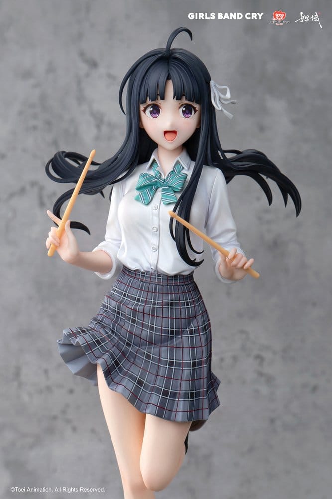 PREORDINE+ 09/2026 Girls Band Cry Natsu wo Mankitsu shite Sakebe Series No. 2 PVC Statue 1/7 Subaru Awa 26 cm