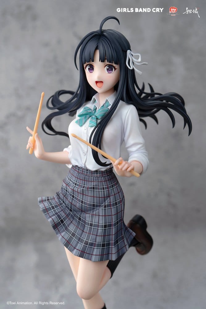 PREORDINE+ 09/2026 Girls Band Cry Natsu wo Mankitsu shite Sakebe Series No. 2 PVC Statue 1/7 Subaru Awa 26 cm