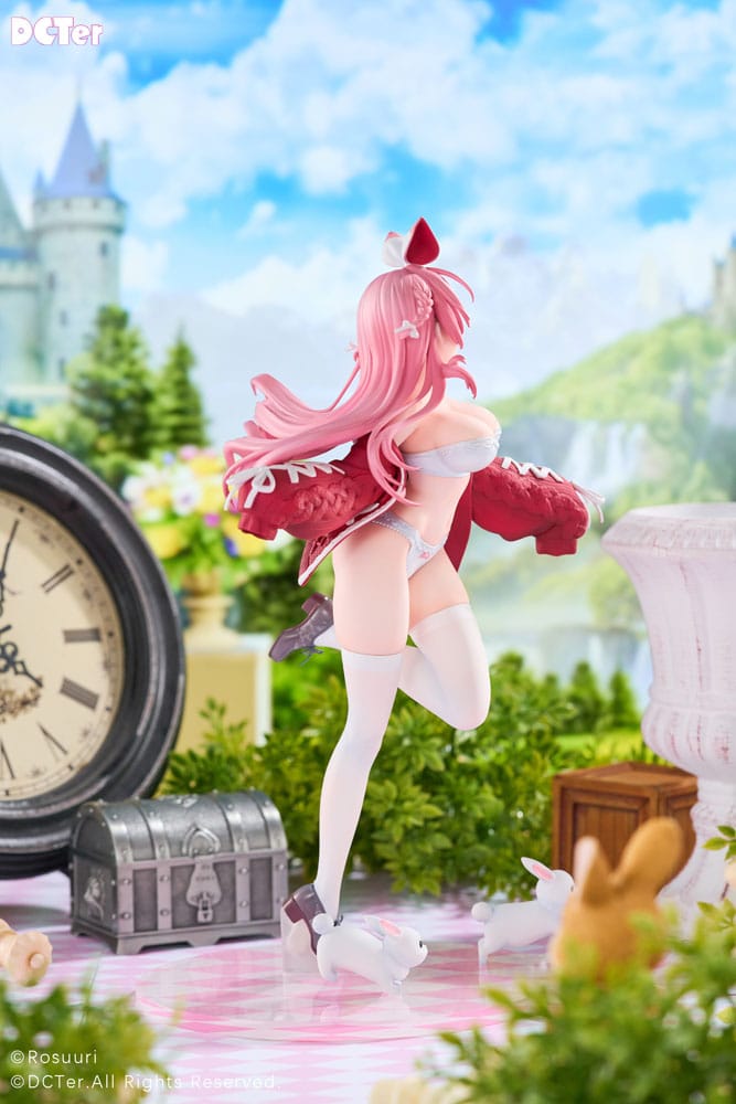 PREORDINE+ 04/2026 Rosuuri Original Character PVC Statue 1/7 White Rabbit Rosu Swimsuit Ver. 25 cm