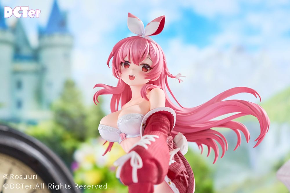 PREORDINE+ 04/2026 Rosuuri Original Character PVC Statue 1/7 White Rabbit Rosu Swimsuit Ver. 25 cm