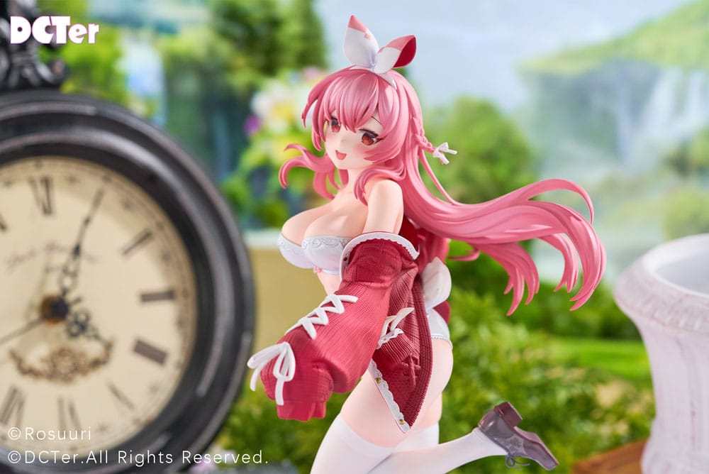 PREORDINE+ 04/2026 Rosuuri Original Character PVC Statue 1/7 White Rabbit Rosu Swimsuit Ver. 25 cm