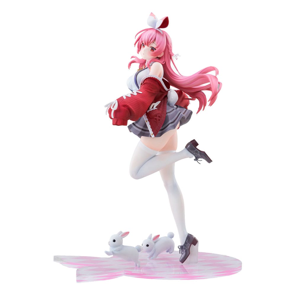 PREORDINE+ 04/2026 Rosuuri Original Character PVC Statue 1/7 White Rabbit Rosu Casual Clothes Ver. 25 cm