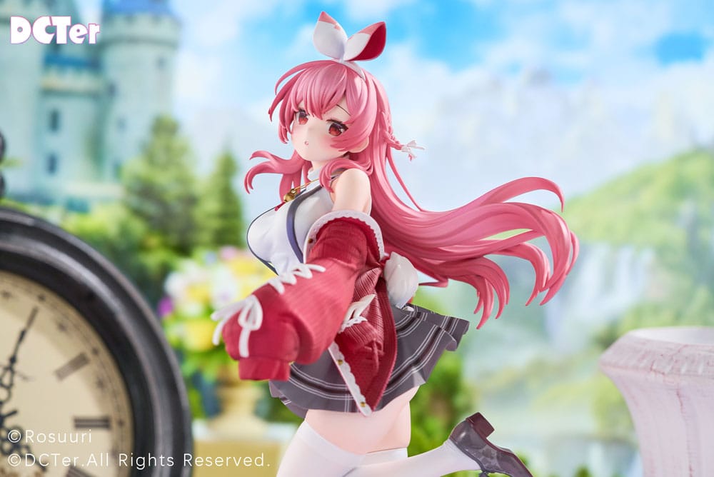 PREORDINE+ 04/2026 Rosuuri Original Character PVC Statue 1/7 White Rabbit Rosu Casual Clothes Ver. 25 cm