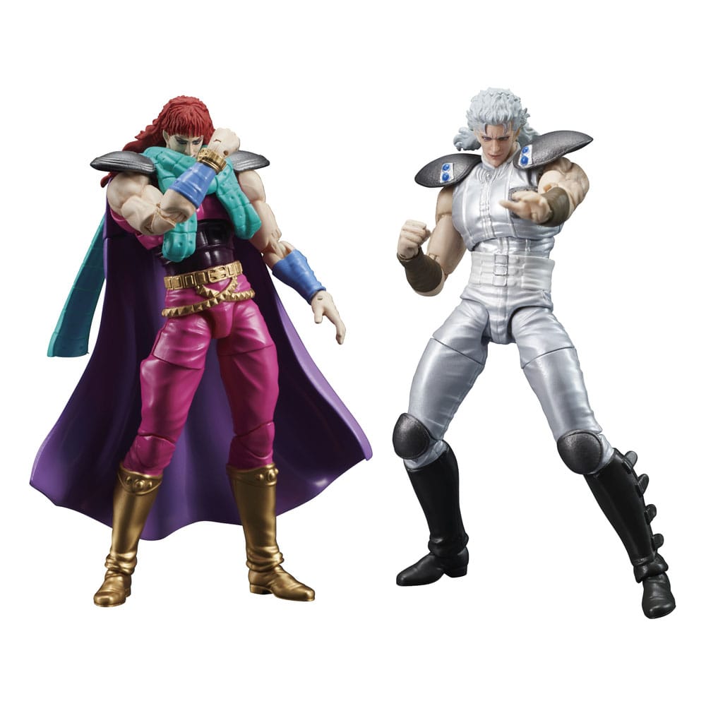 PREORDINE+ CHIUSO 10/2025 Fist of the North Star Digaction Action Figures Set Juda & Rei 8 cm