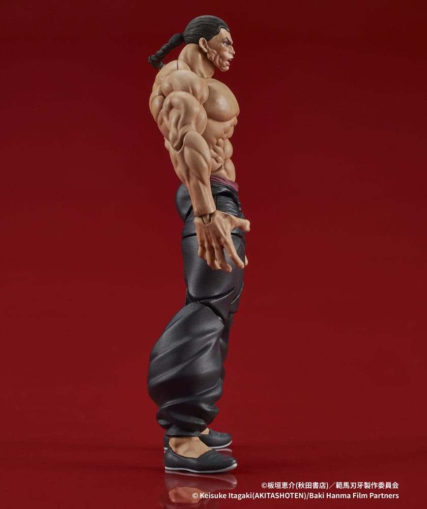 SU ORDINAZIONE Baki Hanma Digaction Action Figure Retsu Kaioh 7 cm
