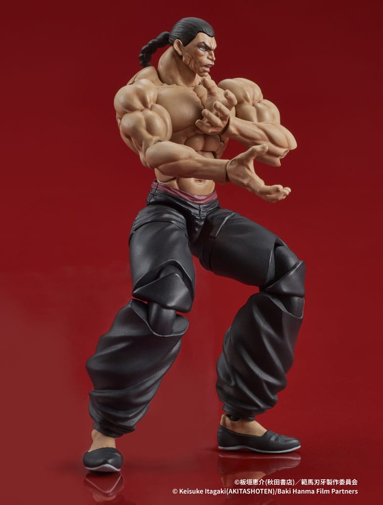 SU ORDINAZIONE Baki Hanma Digaction Action Figure Retsu Kaioh 7 cm
