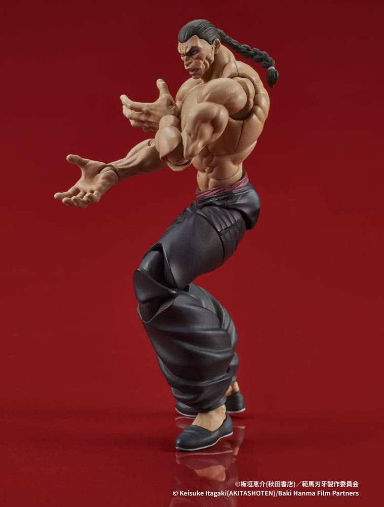 SU ORDINAZIONE Baki Hanma Digaction Action Figure Retsu Kaioh 7 cm
