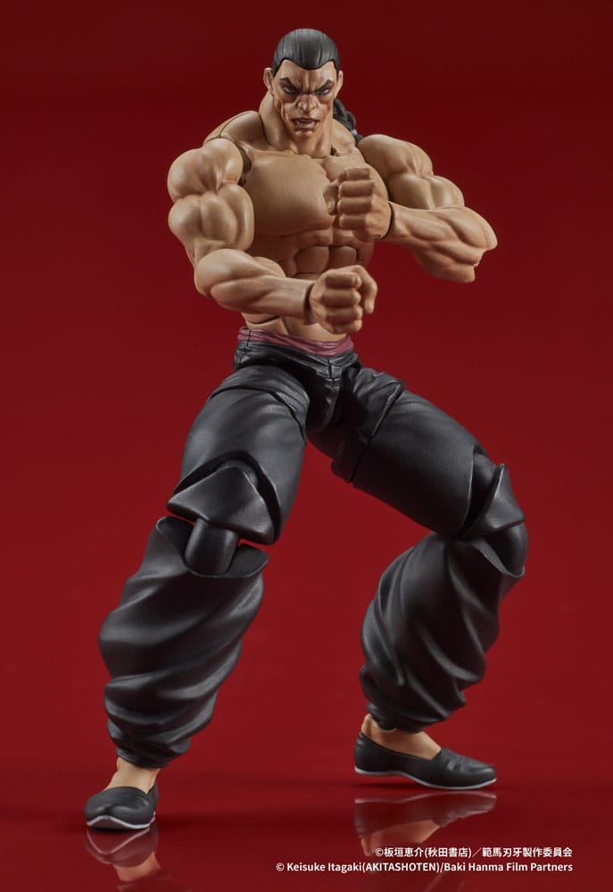 SU ORDINAZIONE Baki Hanma Digaction Action Figure Retsu Kaioh 7 cm