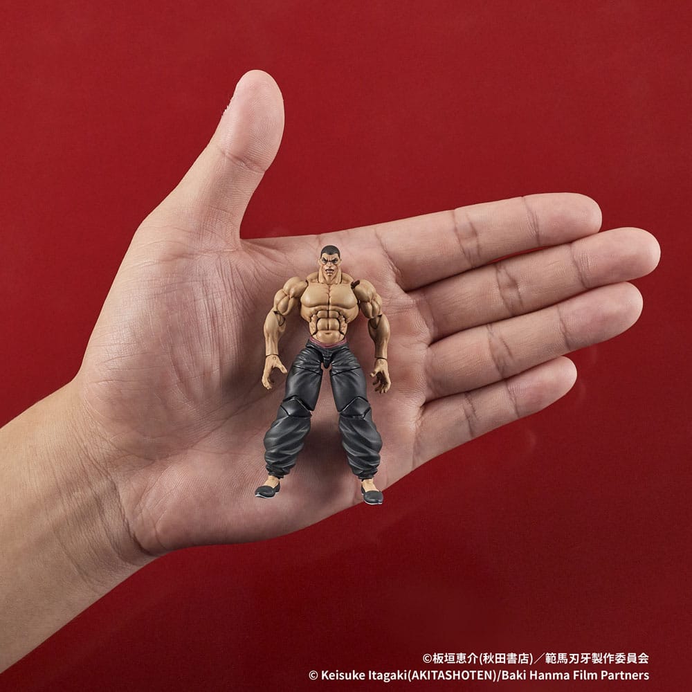 SU ORDINAZIONE Baki Hanma Digaction Action Figure Retsu Kaioh 7 cm