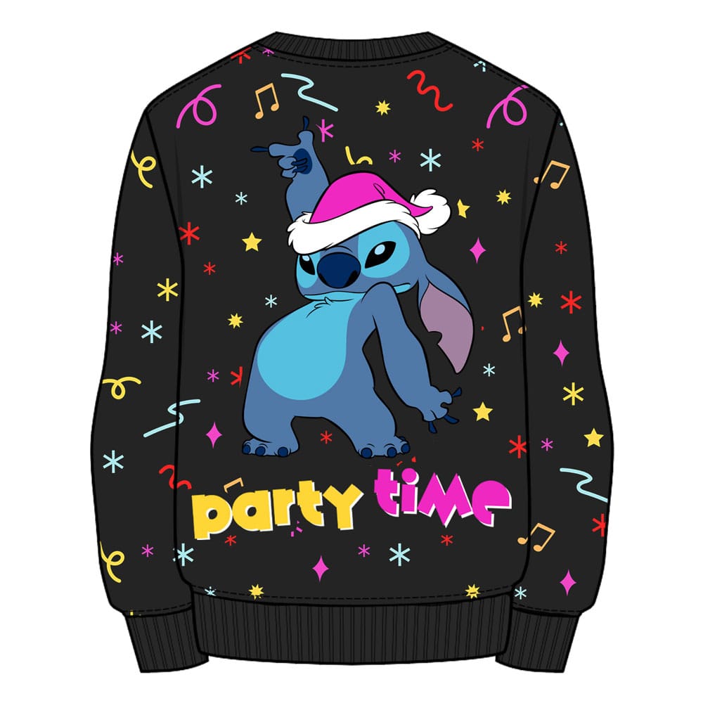 AUF BESTELLUNG Lilo & Stitch Sweatshirt Pullover Stitch Party Time Größe XL *SONDERPREIS*