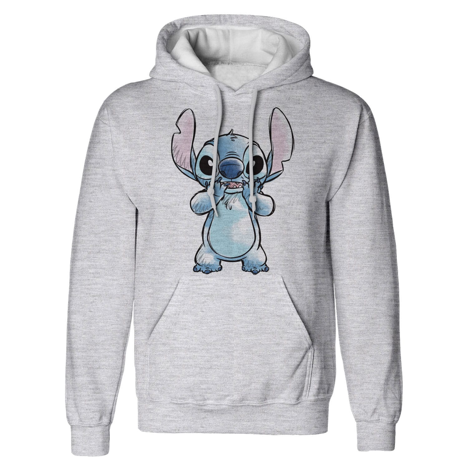 Lilo & Stitch Kapuzenpullover mit Hands-on-Gesichtsskizze, Größe L, auf Bestellung gefertigt *SONDERPREIS* AUSVERKAUFT