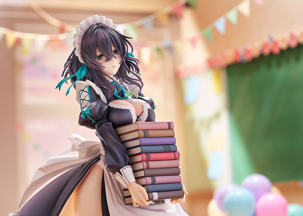 PREORDINE+ 02/2026 Original Illustration PVC Statue 1/6 Maid Maison Hanikami Kanojo Hikage Chigami Illustration by Piromizu 28 cm