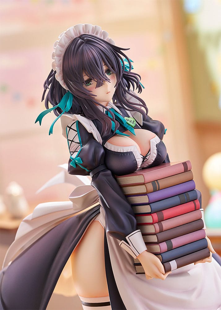 PREORDINE+ 02/2026 Original Illustration PVC Statue 1/6 Maid Maison Hanikami Kanojo Hikage Chigami Illustration by Piromizu 28 cm