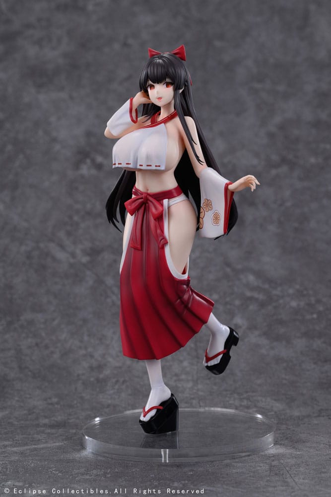 PREORDINE+ 04/2026 Original Character PVC Statue 1/7 Kasuga Miko Misaki 28 cm