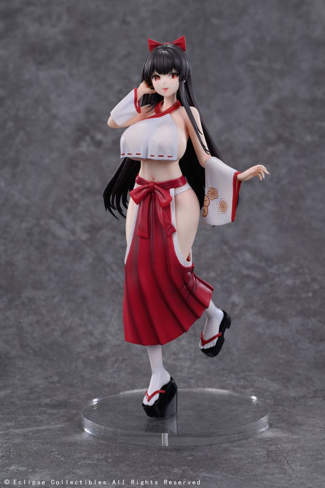 PREORDINE+ 04/2026 Original Character PVC Statue 1/7 Kasuga Miko Misaki 28 cm