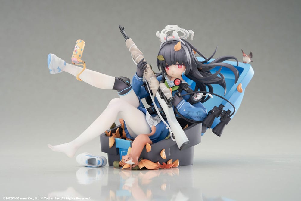 AUF BESTELLUNG GEFERTIGT Blue Archive PVC-Statue 1/7 Miyu: Beobachtung einer schüchternen Person 14 cm *SONDERPREIS*