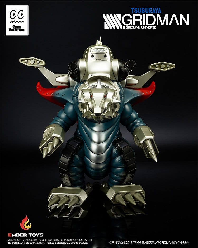 PREORDINE+ CHIUSO 09/2026 SSSS. Gridman Vinyl Figure Chibi Creature Mecha Ghoulghilas the Revenge Kaiju 14 cm