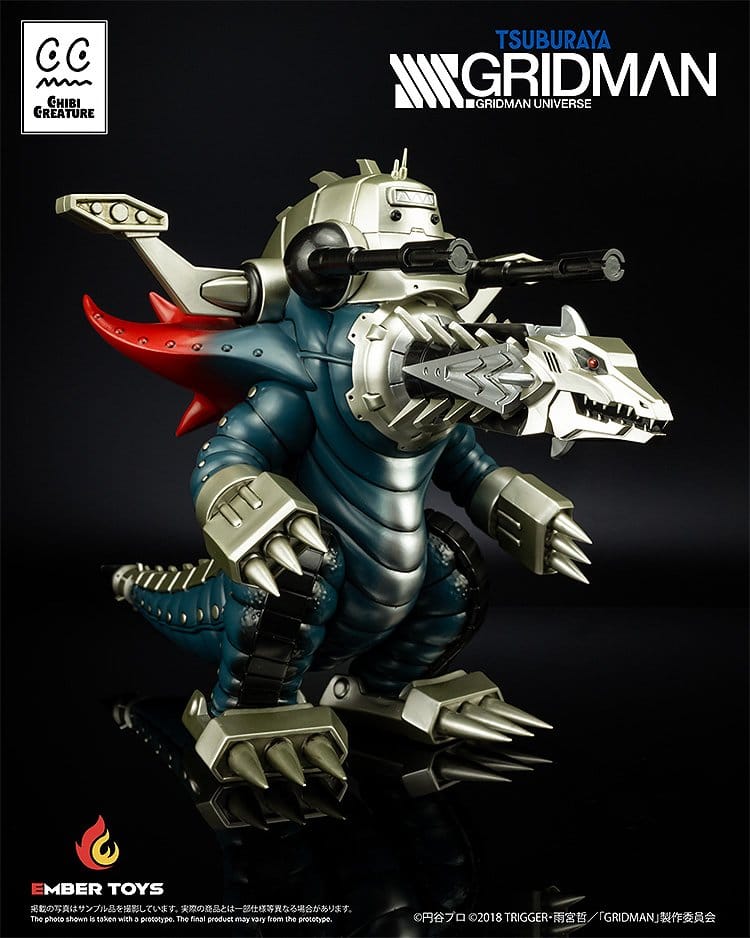 PREORDINE+ CHIUSO 09/2026 SSSS. Gridman Vinyl Figure Chibi Creature Mecha Ghoulghilas the Revenge Kaiju 14 cm