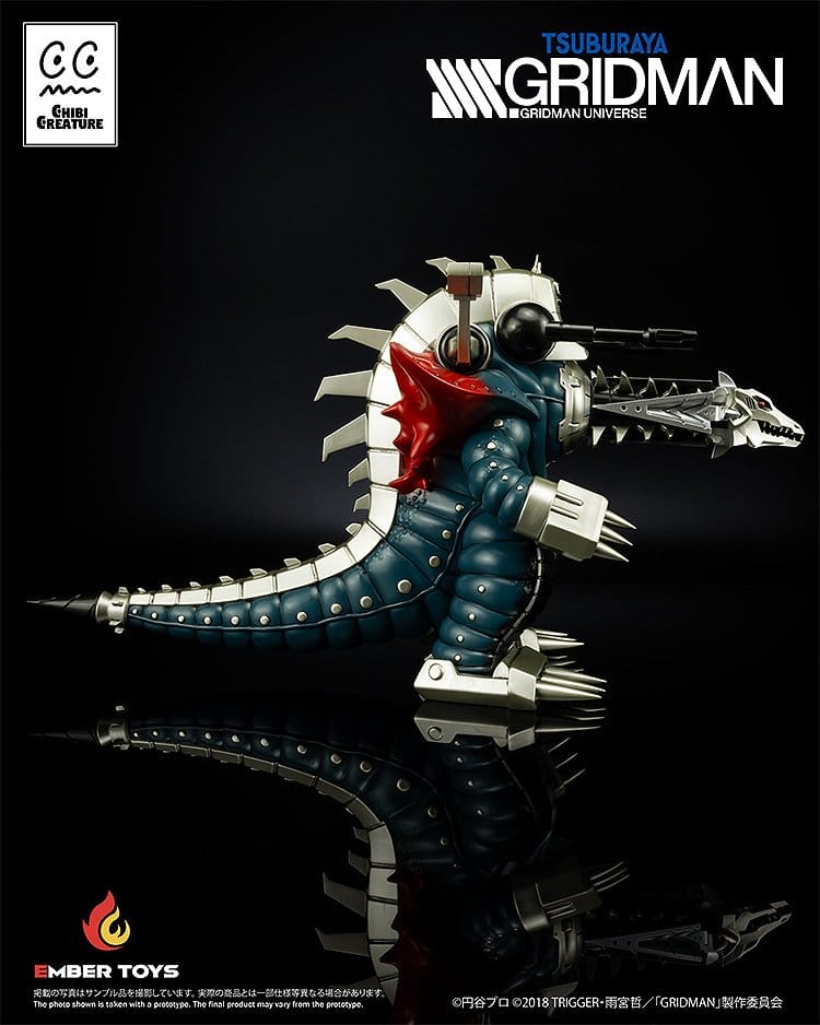 PREORDINE+ CHIUSO 09/2026 SSSS. Gridman Vinyl Figure Chibi Creature Mecha Ghoulghilas the Revenge Kaiju 14 cm