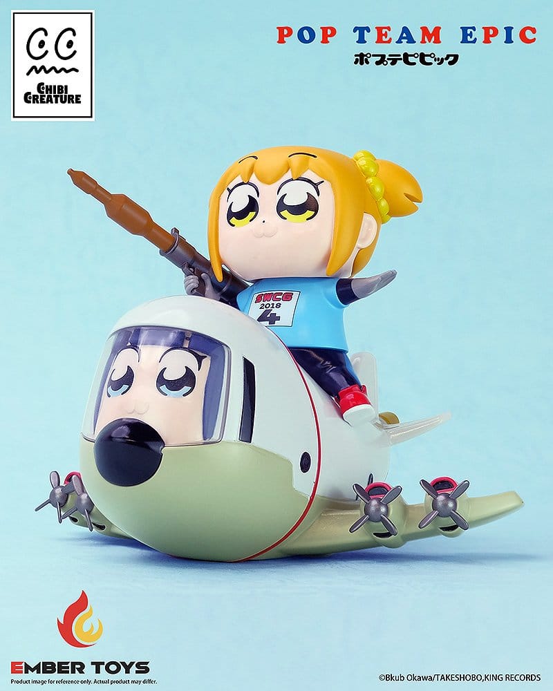 PREORDINE+ 04/2027 Pop Team Epic Chibi Creature Vinyl Figures 2-Pack POPUKO & PIPIMI: Skeleton Competition Ver.