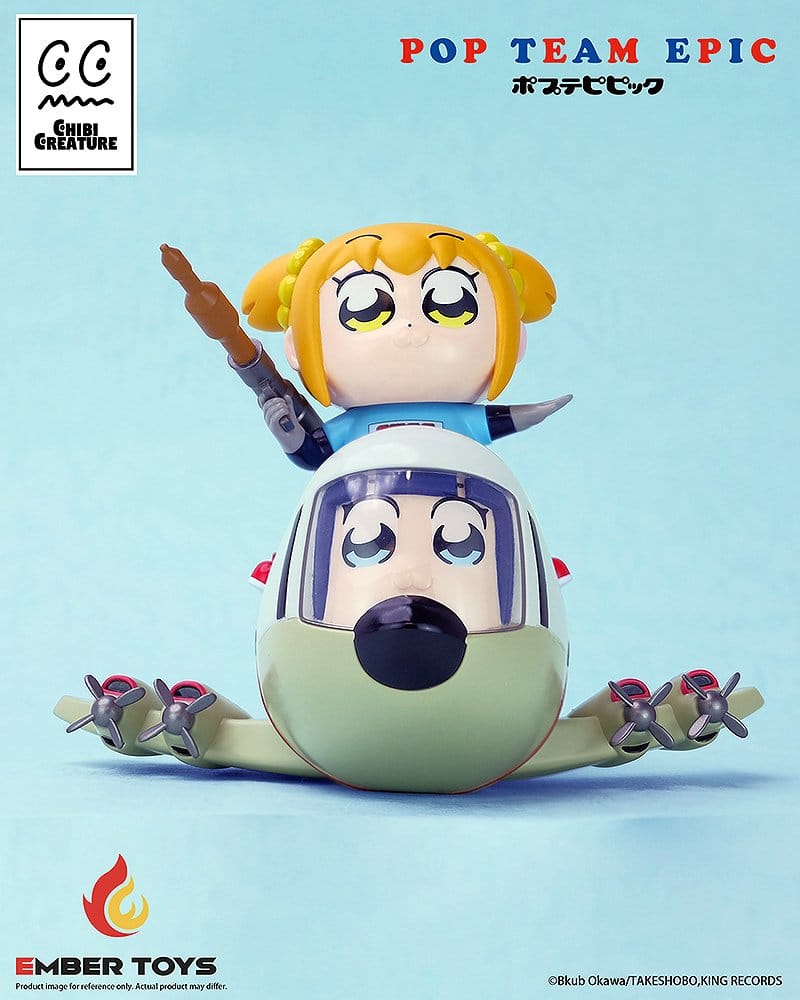 PREORDINE+ 04/2027 Pop Team Epic Chibi Creature Vinyl Figures 2-Pack POPUKO & PIPIMI: Skeleton Competition Ver.