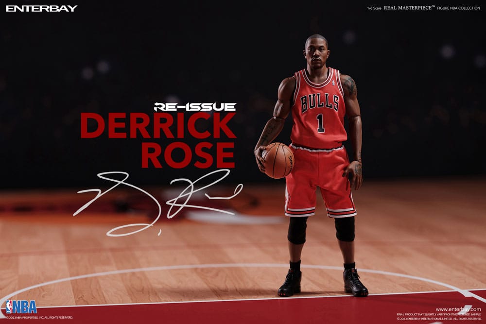 SU ORDINAZIONE NBA Collection Real Masterpiece Action Figure 1/6 Derrick Rose Limited Retro Edition 30 cm