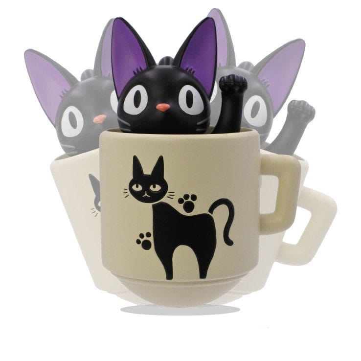 MADE TO ORDER Kiki's Delivery Service Round Bottomed Figurine Kiki with her mug 6 cm