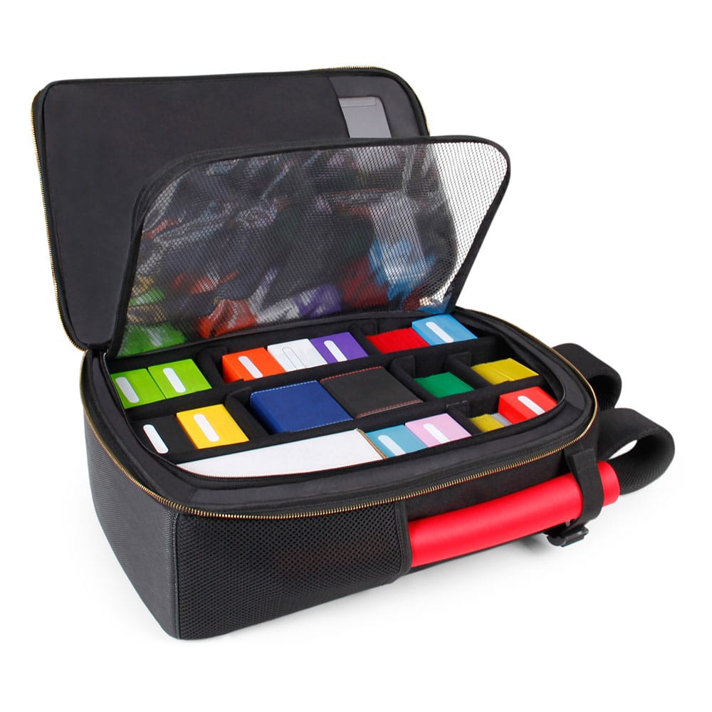 Auf Bestellung gefertigter Rucksack für Sammelkarten der Enhance TCG-Serie, schwarz