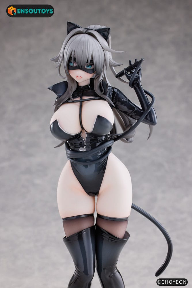 PREORDINE+ 05/2026 K Pring Original Character Statue 1/6 Cat Woman Happy-chan Different Color Edition 27 cm (PREORDINE NON CANCELLABILE)