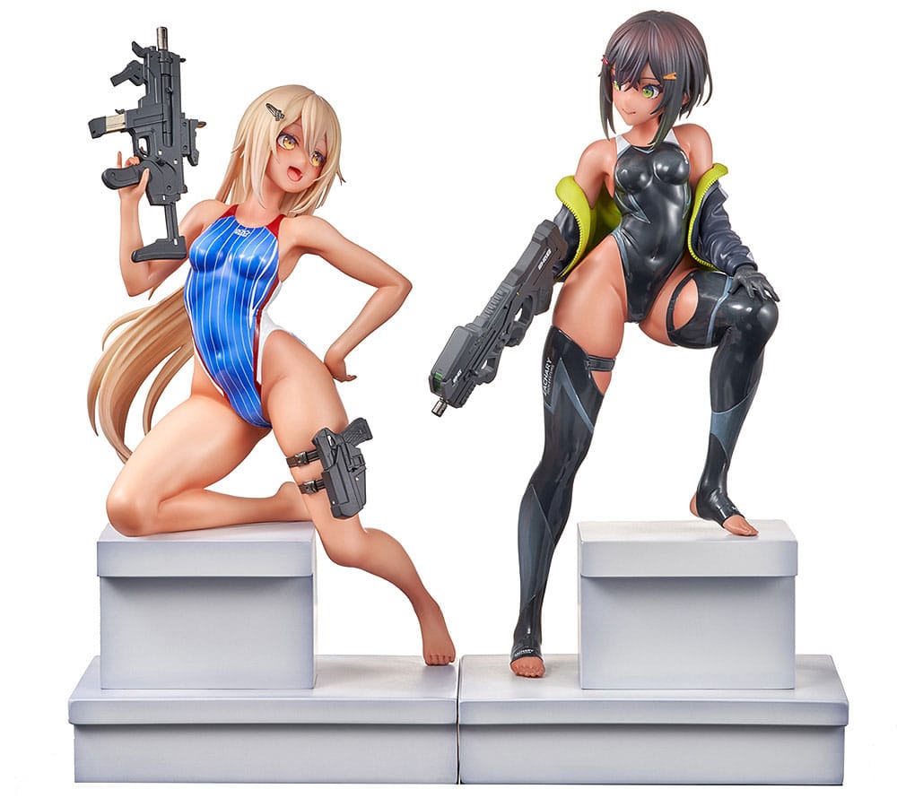 MADE TO ORDER Arms Note Statue 1/7 Swim Team Bucho-chan and Kohai-chan 22 cm *SPECIAL PRICE*