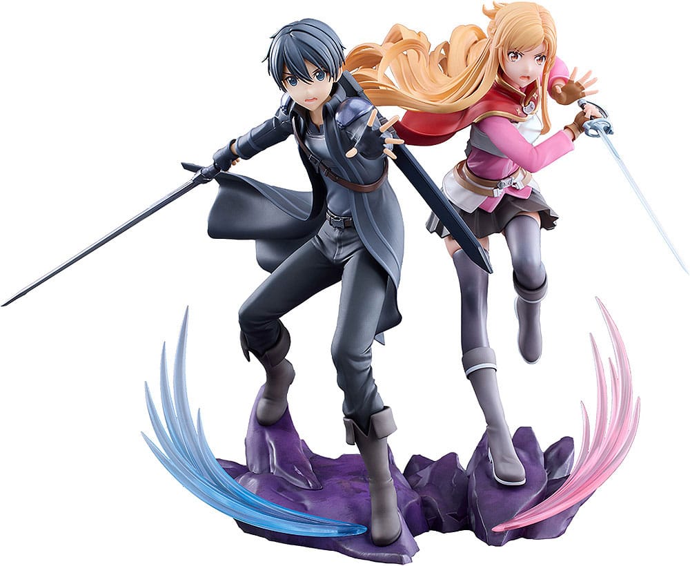 SU ORDINAZIONE Sword Art Online Statue 1/7 Progressive Scherzo of Deep Night Kirito & Asuna Set ESAURITO