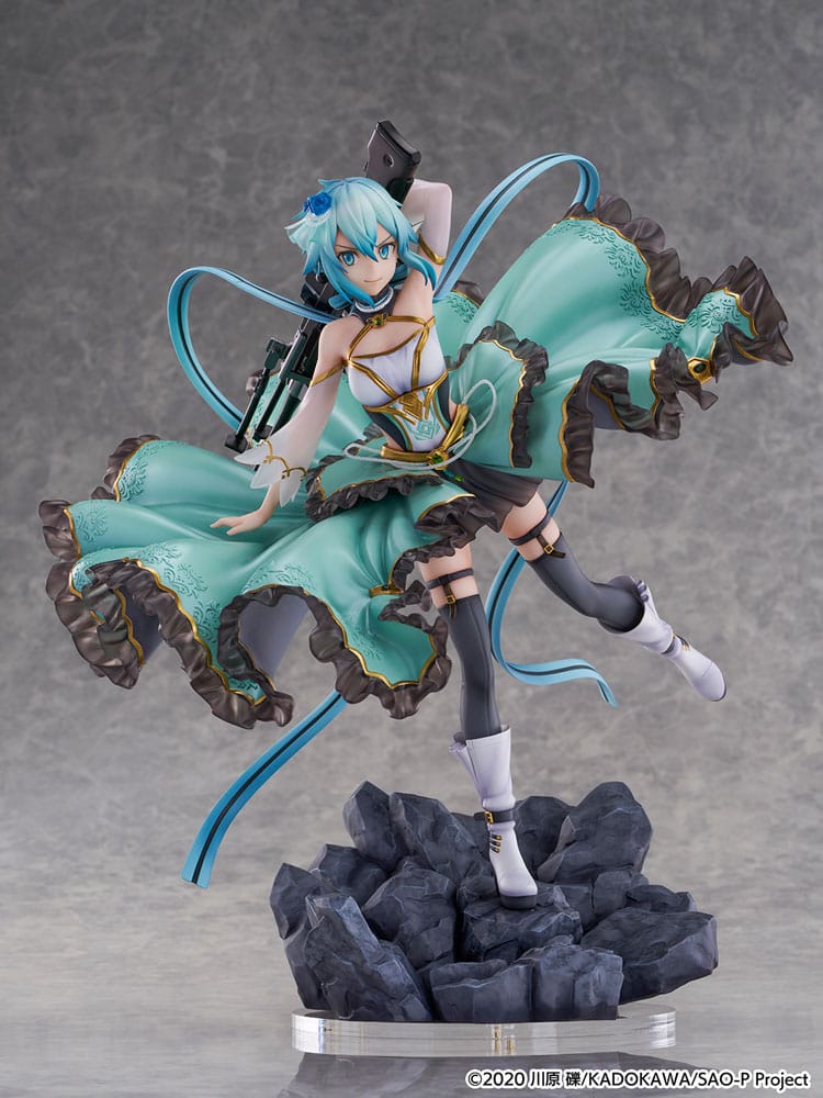 PREORDINE 07/2025 Sword Art Online SHIBUYA SCRAMBLE FIGURE Statue 1/7 Sinon Crystal Dress Ver. 29 cm (PREORDINE NON CANCELLABILE)