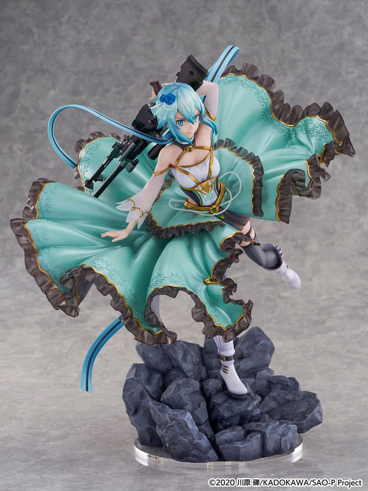 PREORDINE 07/2025 Sword Art Online SHIBUYA SCRAMBLE FIGURE Statue 1/7 Sinon Crystal Dress Ver. 29 cm (PREORDINE NON CANCELLABILE)