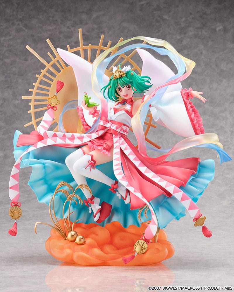 Macross Frontier SHIBUYA SCRAMBLE Figur, PVC-Statue, Maßstab 1:7, Ranka Lee, Amaterasu-Version, 29 cm