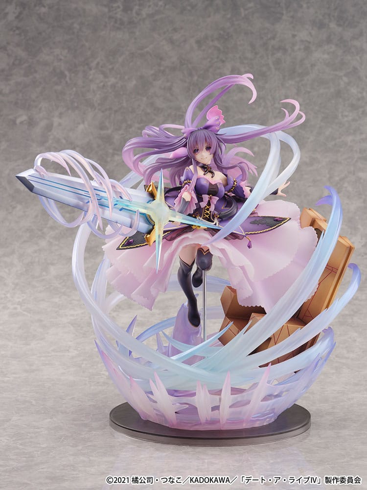 SU ORDINAZIONE Date A Live IV SHIBUYA SCRAMBLE FIGURE PVC Statue 1/6 Tohka Yatogami Princess Amethyst Dress Ver. 32 cm