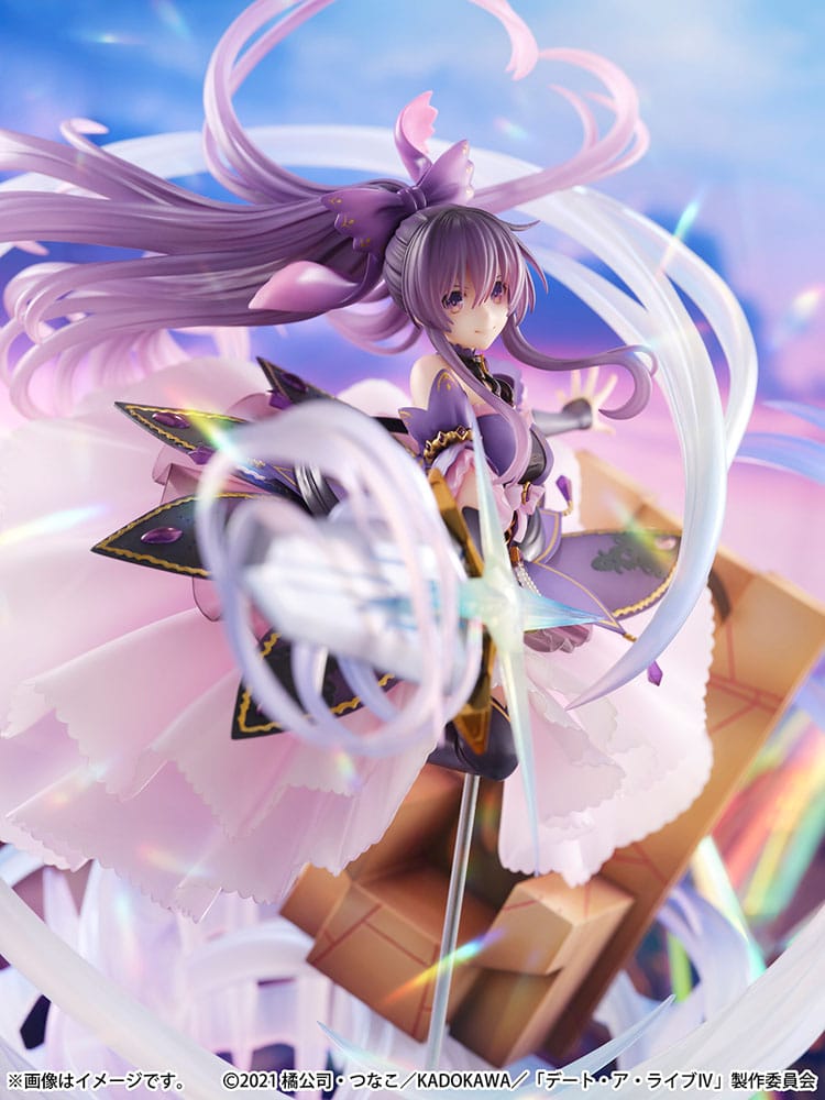 SU ORDINAZIONE Date A Live IV SHIBUYA SCRAMBLE FIGURE PVC Statue 1/6 Tohka Yatogami Princess Amethyst Dress Ver. 32 cm