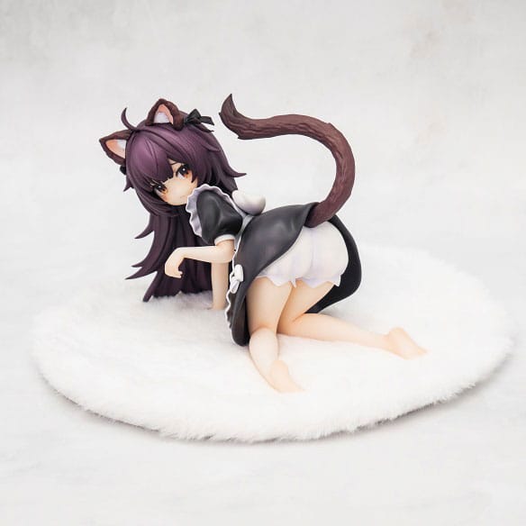 AUF BESTELLUNG gefertigte Original-Charakterstatue 1/7 Cat Ear Maid Peng Peng 10 cm