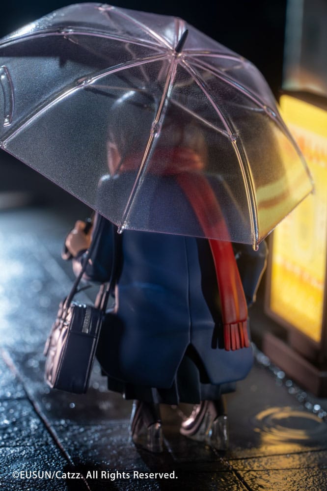 SU ORDINAZIONE Original Character Statue 1/7 Rainy Day - Meeting Illustrated by Catzz 16 cm